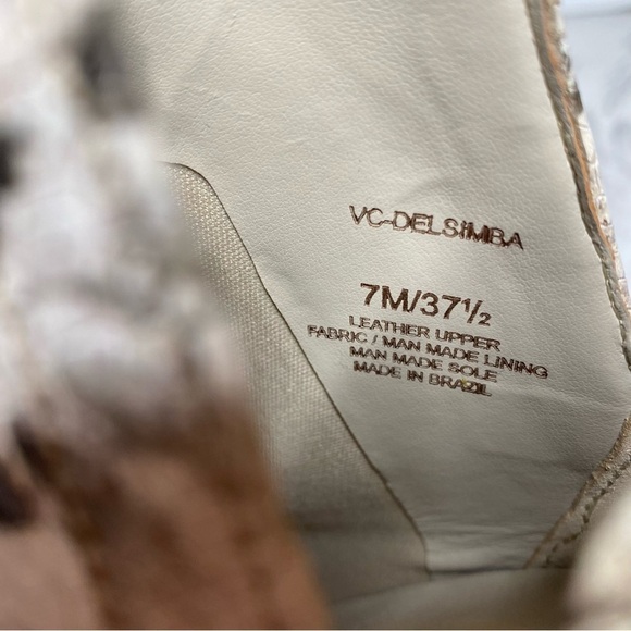 Vince Camuto Delsimba Snakeskin Bootie 7M - Picture 9 of 12